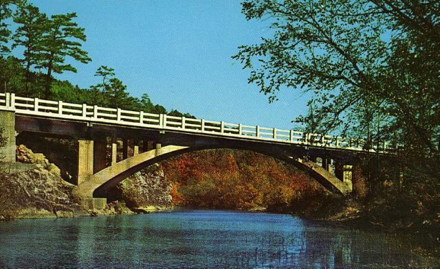 U.S. Highway 71 Bridge Crossing Fourche La Favre River at Y City